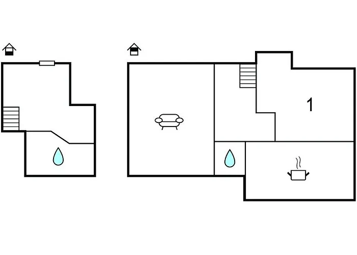 Apartmán 1 Bedroom Cozy In